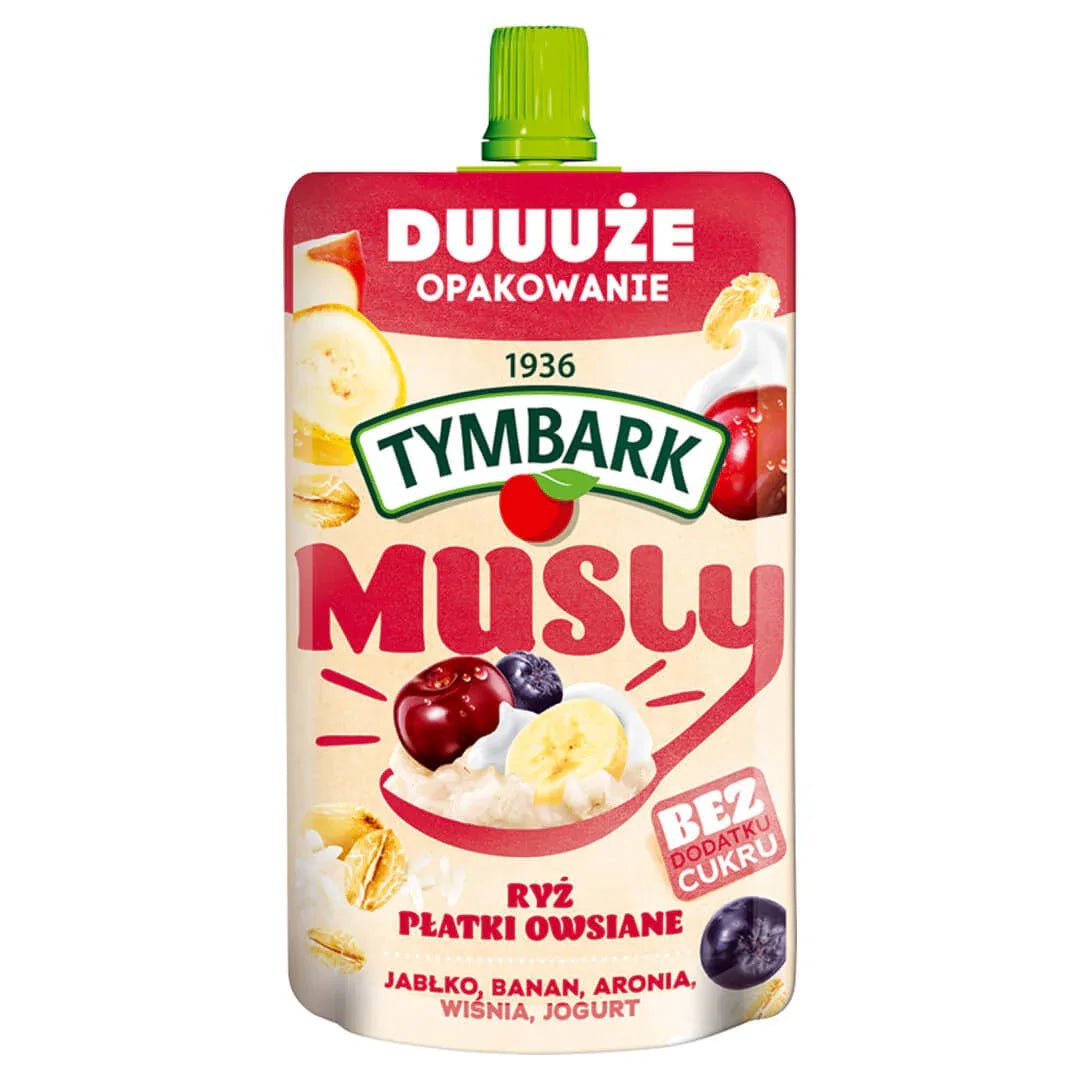 Kirsch - Reis - Joghurt - Mus Musly Wiśnia - Ryż - Jogurt 170g - Tymbark - Polskashop24