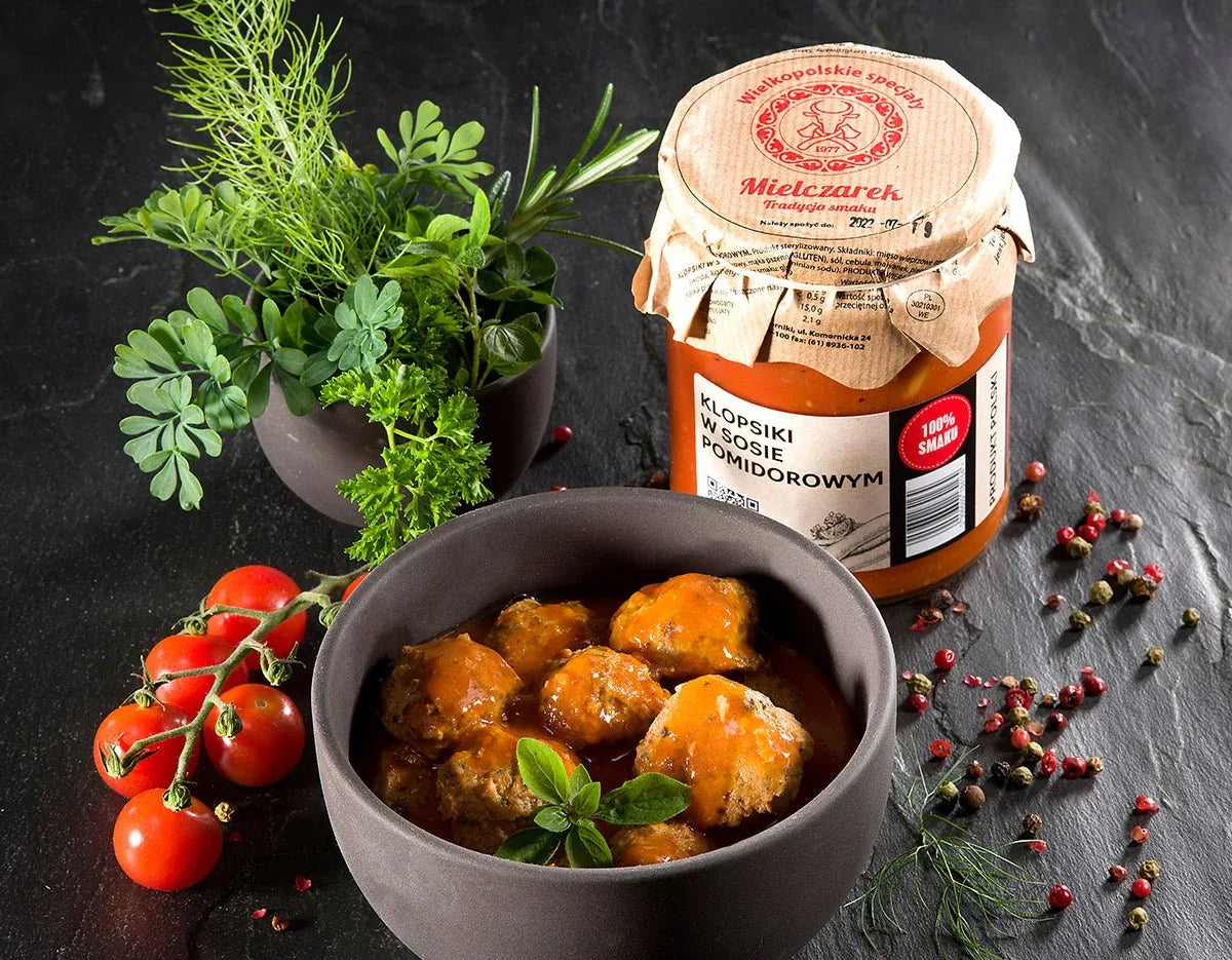 Klopsiki w Sosie Pomidorowym 500g - Mielczarek Fleischklößchen kaufen - Polskashop24.de - Online Supermarkt mit Lebensmittel aus Polen