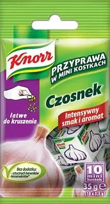 Knoblauch - Gewürzwürfel Czosnek Mini Kostki 35g - Knorr - Polskashop24