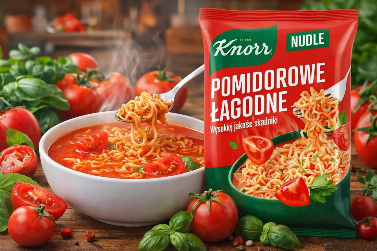 Knorr Nudle Tomatensuppe - Pomidorowa 65g x22 - Polskashop24