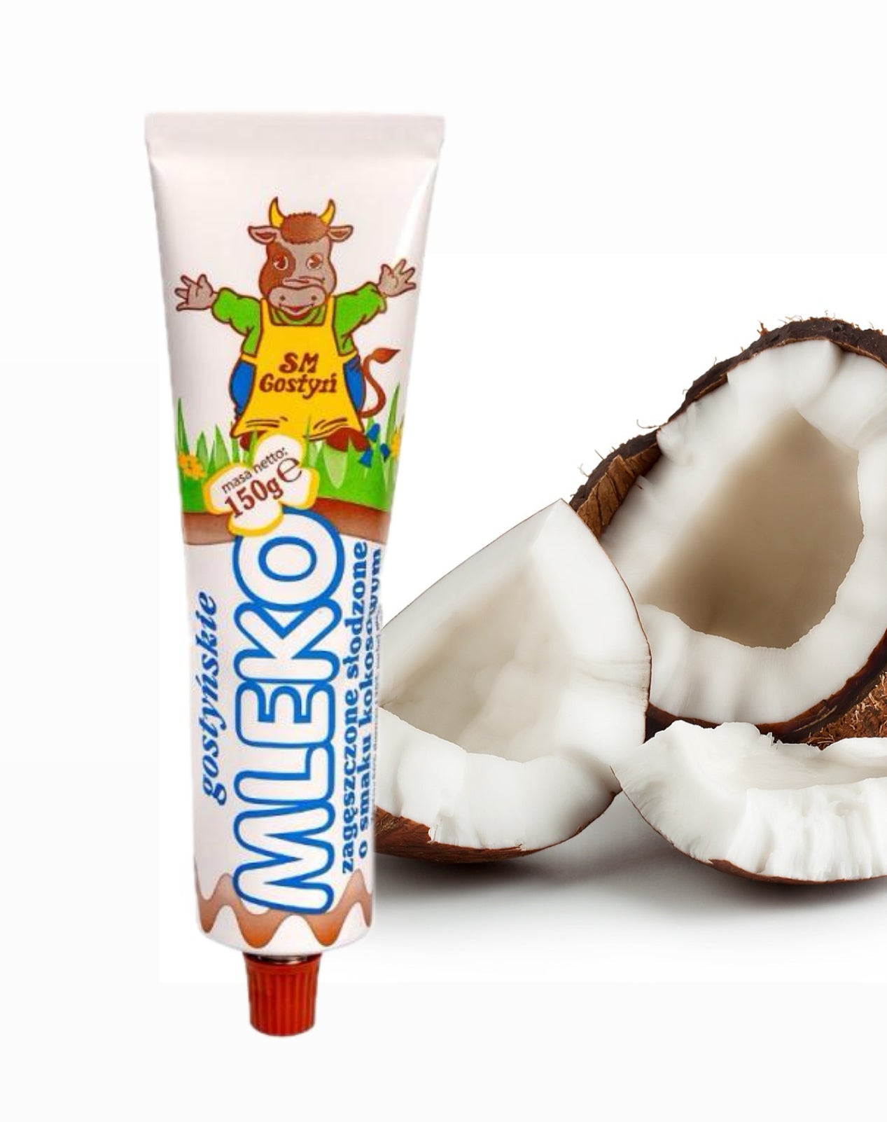 Kokos "Mleko w tubce" Gostyń Kondensmilch 150g - Polskashop24.de - Online Supermarkt mit Lebensmittel aus Polen