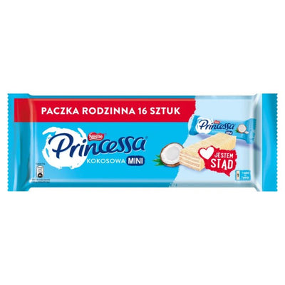 Kokos - Wafeln Wafelki Princessa Kokosowa Mini 208g - Nestlé - Polskashop24