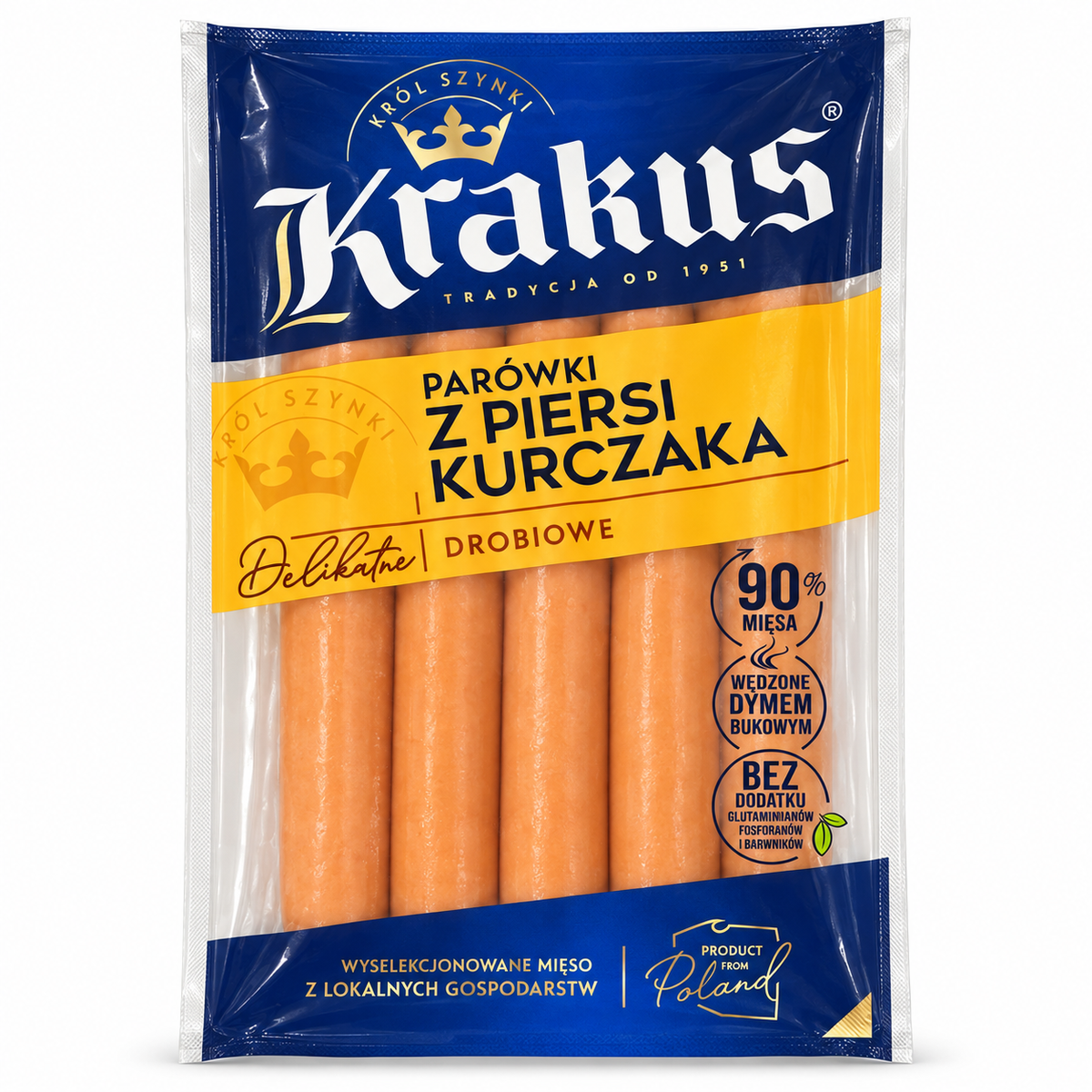 Krakus Hähnchenbrust-Würstchen 200 g