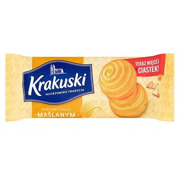 Krakuski Butterkekse Herbatniki Maslane 201g - Bahlsen - Polskashop24