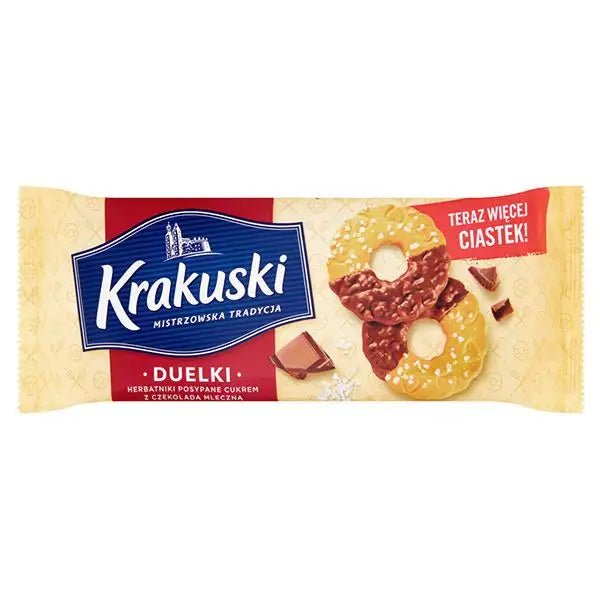 Krakuski Duelki Kekse Milchschokolade 181g - Bahlsen - Polskashop24