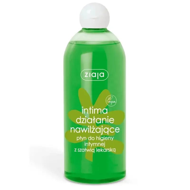 Kräuter - Intimwaschlotion mit Salbei - Płyn do higieny intymnej działanie nawilżające szałwia 500ml - Ziaja - Polskashop24