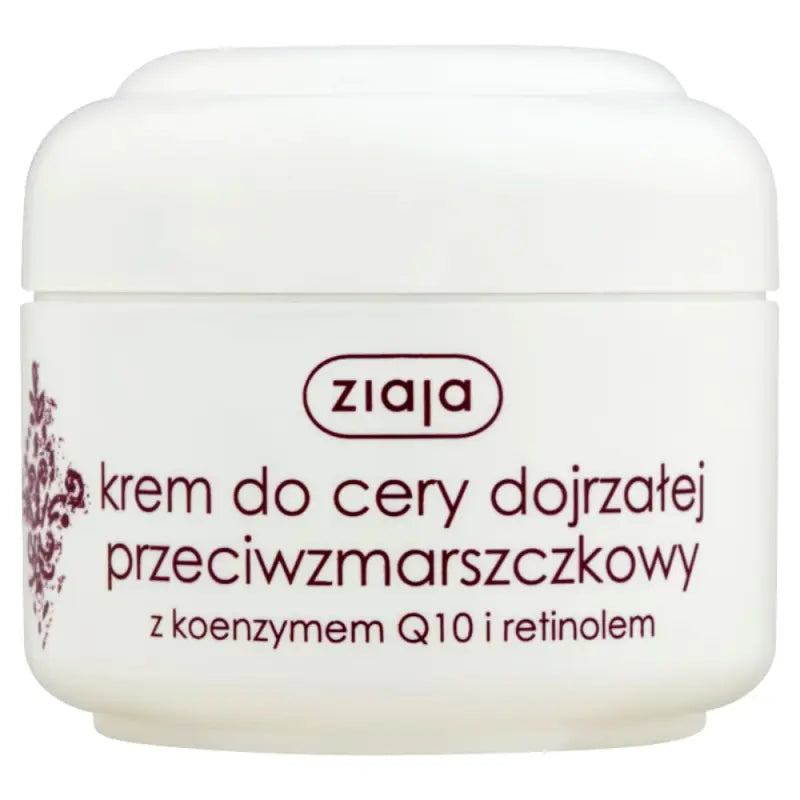 Ziaja Anti-Falten-Creme 50ml für reife Haut mit Coenzym Q10 und Retinol