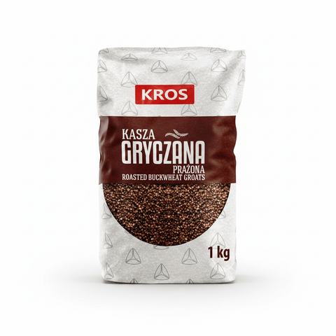 Kros Buchweizengrütze geröstet 1 kg – Polnische Kasza Gryczana - Polskashop24