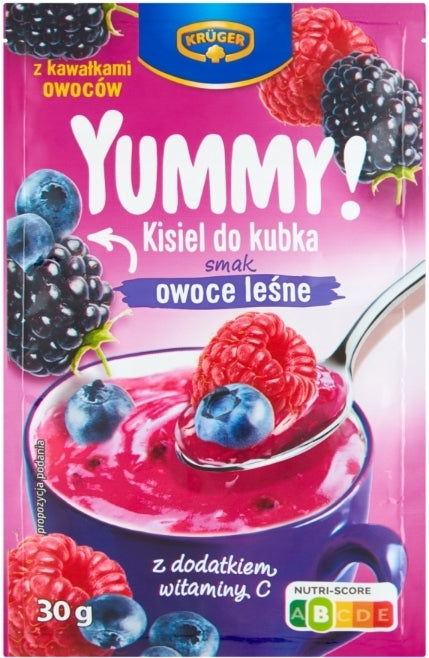 Kruger Yummy Kisiel Waldfrucht 30 g - Polskashop24