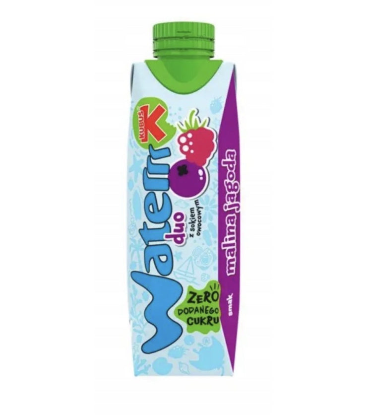 Kubuś Water Himbeere-Heidelbeere Napój 300ml - Maspex