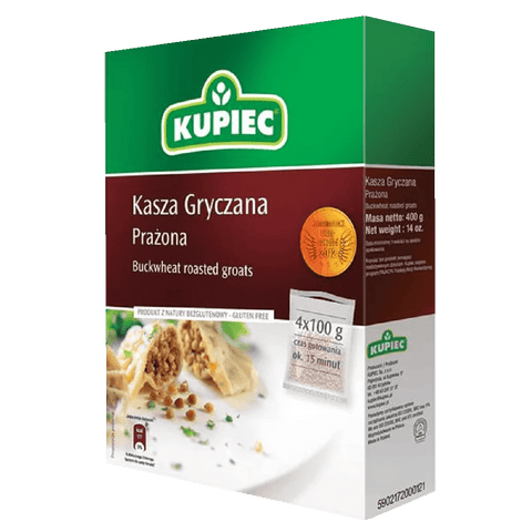Kupiec Buchweizengrütze geröstet 4 x 100 g - Polskashop24