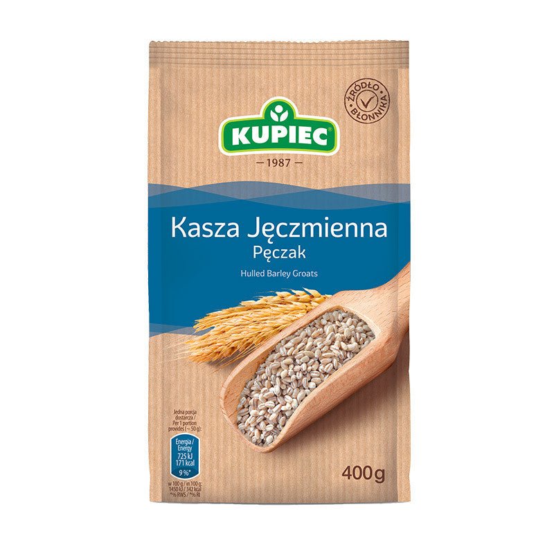 Kupiec Gerstengrütze Pęczak 400 g (lose) – Polnische Kasza Jęczmienna - Polskashop24