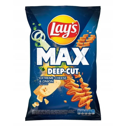Lays Max Käse Zwiebel Ser Cebula Chips 120g - Lays - Polskashop24