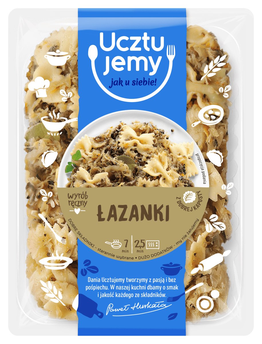 Łazanki mit Pilzen und Kohl 400g - JBB - Polskashop24