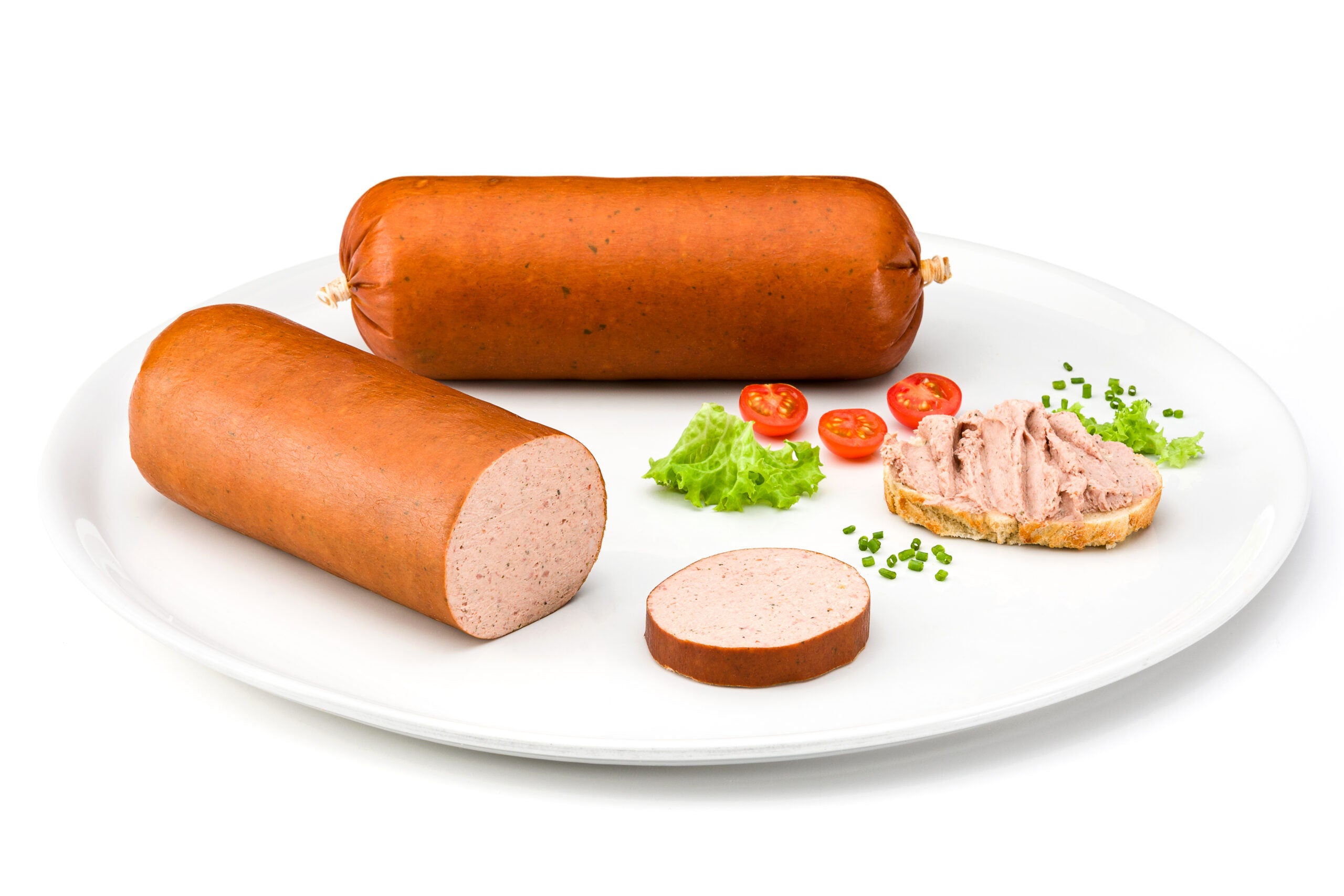 JBB Leberka Wędzona 600g - Geräucherte Leberwurst mit 55% Schweinefleisch und 17% Leber - Polnische Pastete von JBB Baldyga
