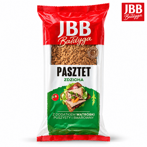 JBB Pasztet Zdzicha – polnische Geflügel-Schweineleberpastete in Originalverpackung