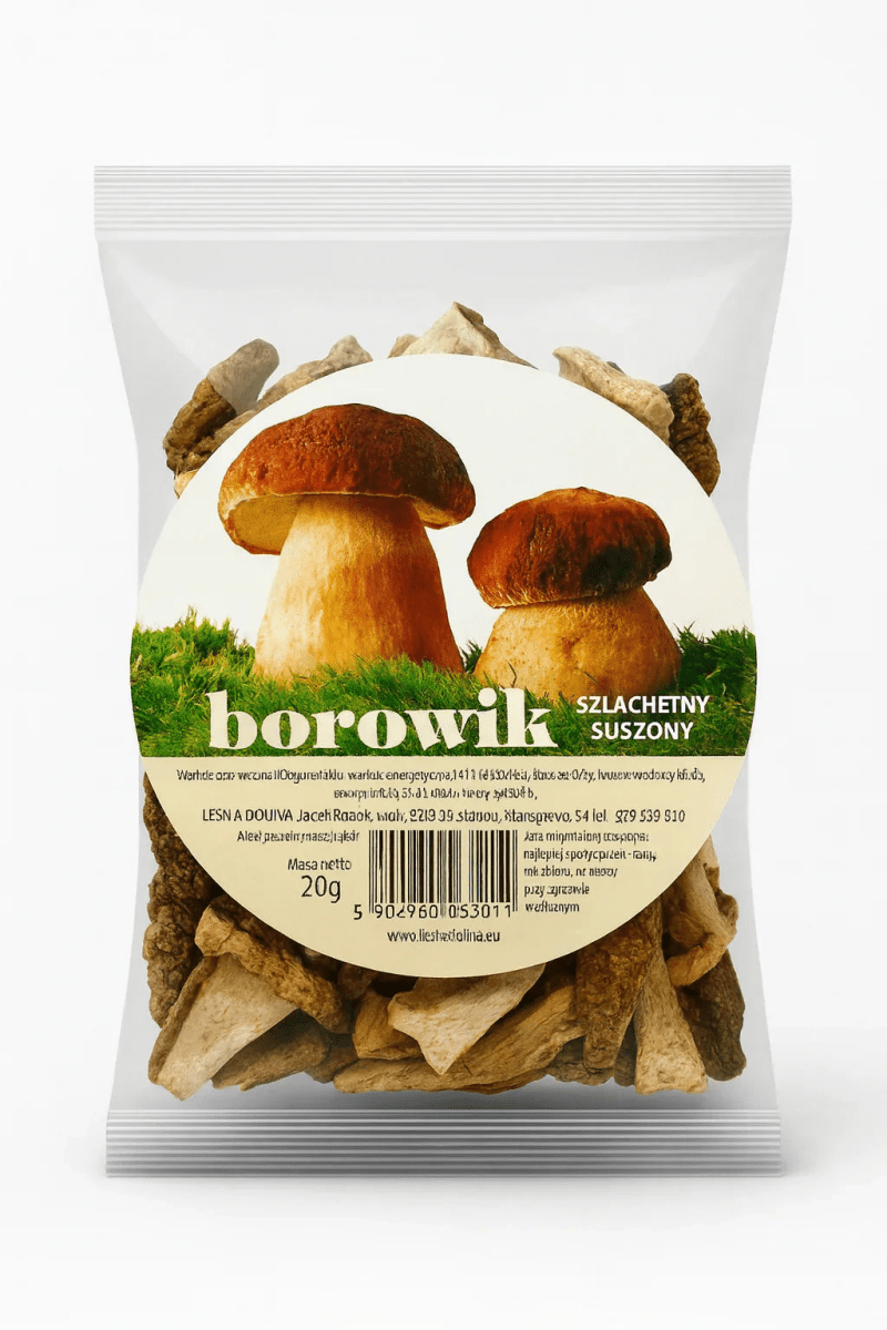 LEŚNA DOLINA BOROWIK suszony - Getrocknete Steinpilze 20g - Polskashop24