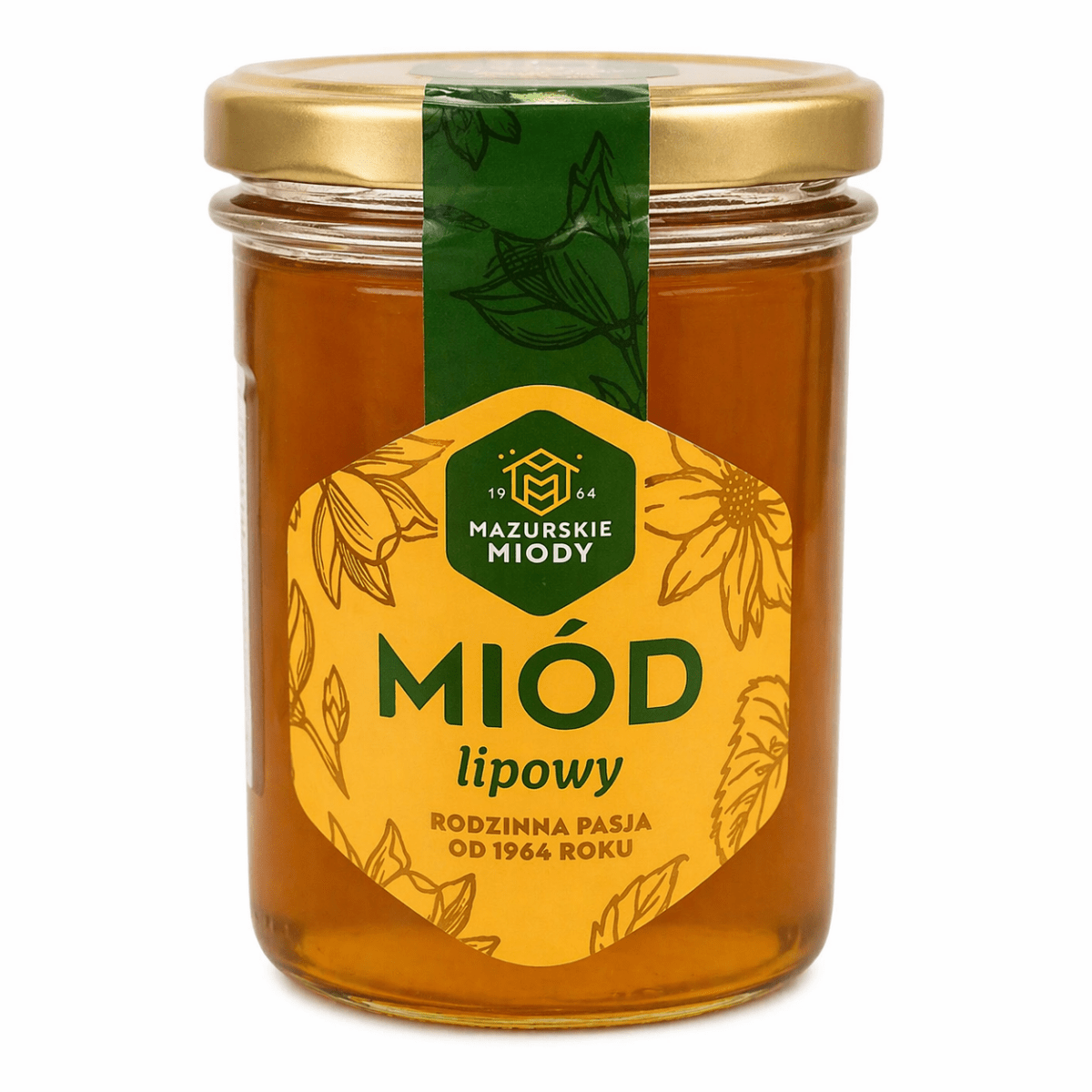 Linden - Honig Miod Lipowy 400g - Mazurskie Miody - Polskashop24