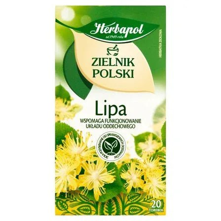 Lindenblüten - Kräutertee - Lipa Herbatka ziołowa 20 Teebeutel/30g - HERBAPOL - Polskashop24