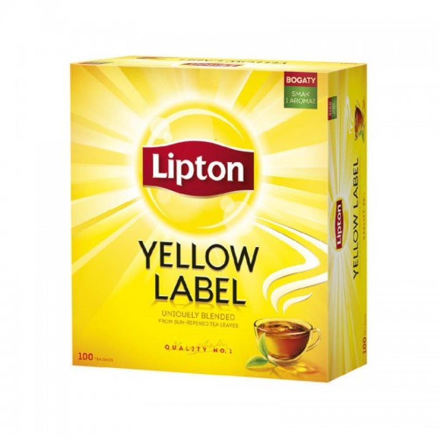 Lipton Yellow Label Schwarztee 100 Teebeutel - Polskashop24