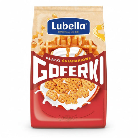 Lubella Goferki – Butter-Waffelform Frühstücksflocken 400g - Polskashop24