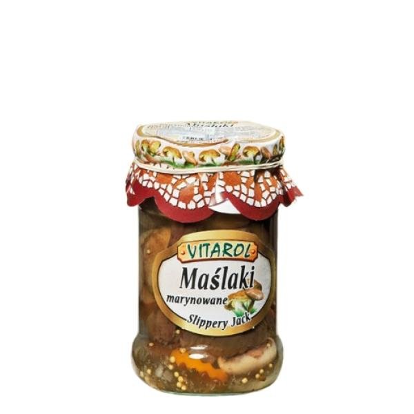 Marinierte Butterpilze kaufen - Maslaki Marynowane 300g - Vitarol - Polskashop24.de - Online Supermarkt mit Lebensmittel aus Polen