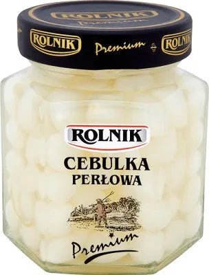 Marinierte Perlzwiebeln - Cebulka perłowa 295g - Rolnik - Polskashop24