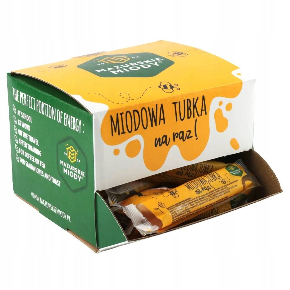 Mazurskie Miody Blütenhonig Portionsbeutel 50x20 g - Miód wielokwiatowy - Polskashop24