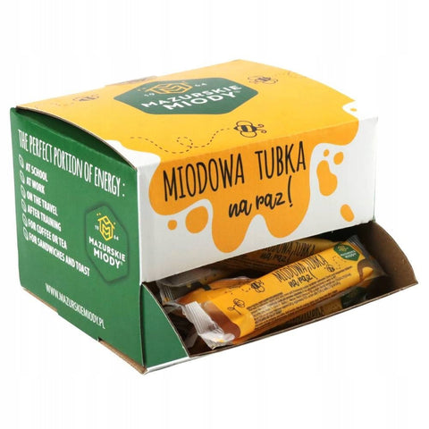 Mazurskie Miody Blütenhonig Portionsbeutel 50x20 g - Miód wielokwiatowy - Polskashop24