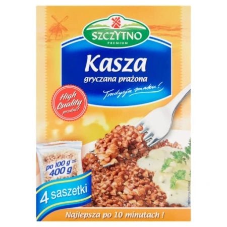 Melvit Buchweizengrütze geröstet 4 x 100 g - Polskashop24