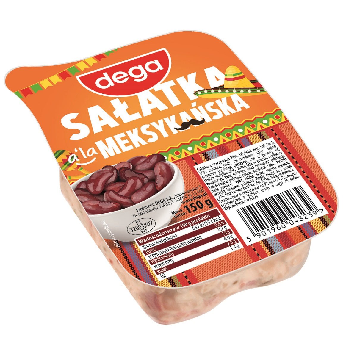 Mexikanischer Salat Sałatka a'la Meksykańska 250g - Polskashop24