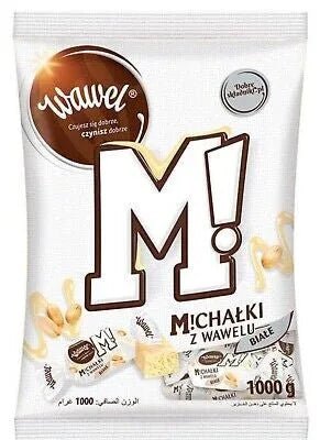 Michalki Zamkowe biale Weiß Schoko Konfekt 1KG - Polskashop24