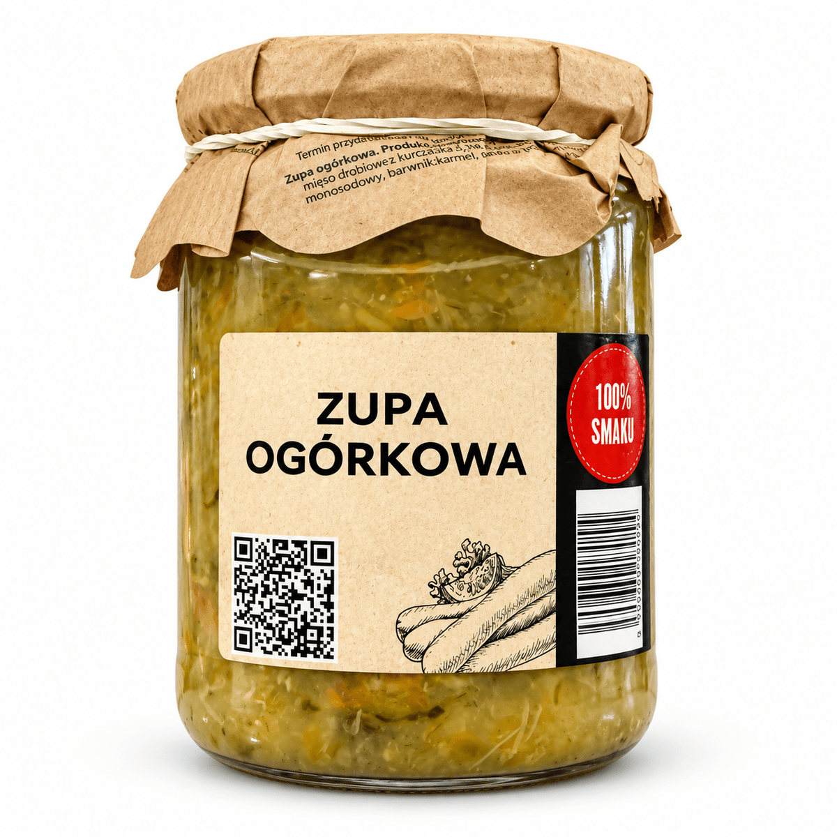 Mielczarek polnische Gurkensuppe Zupa Ogórkowa 490 g im Glas