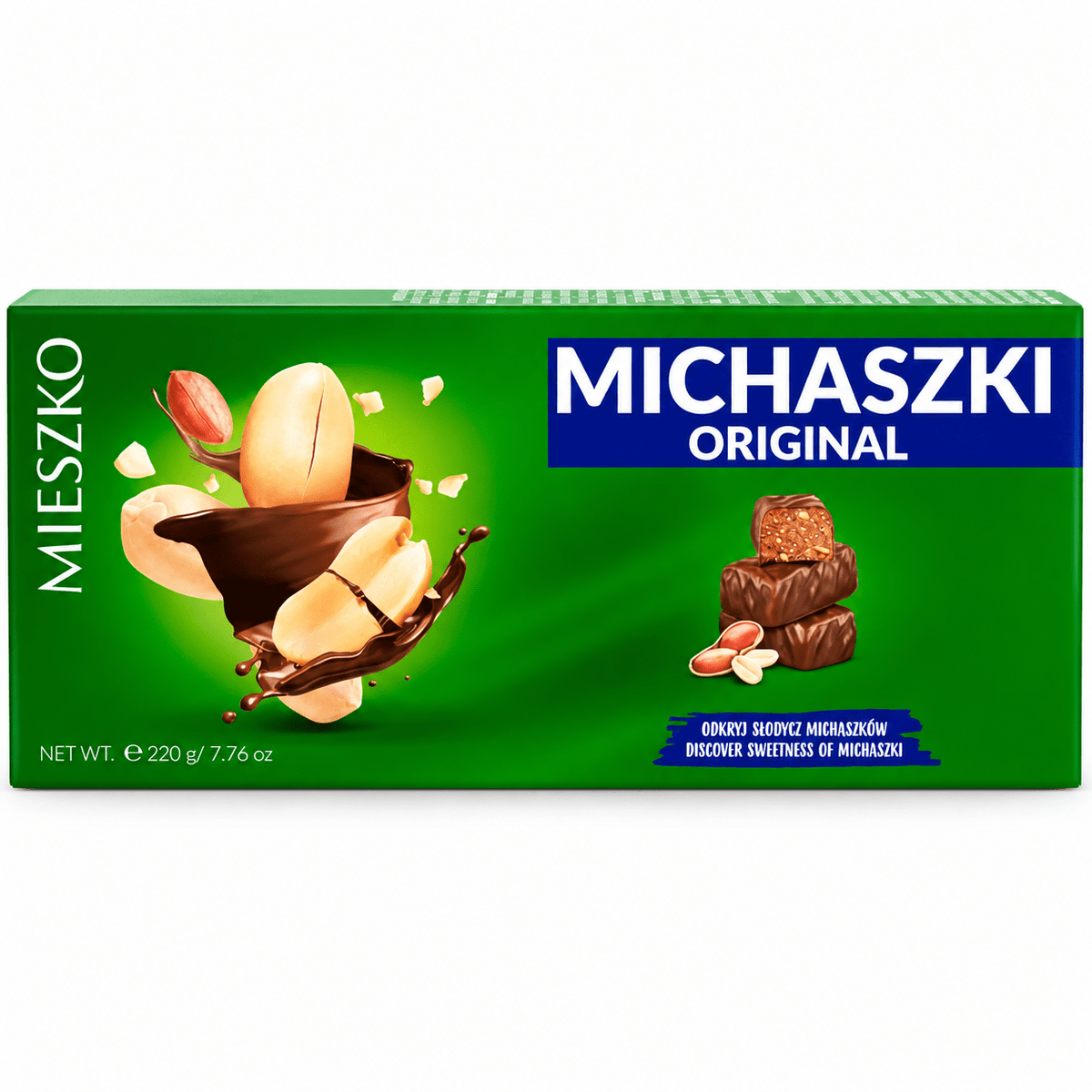 Mieszko Michaszki Original – Erdnuss-Schoko-Pralinen 220 g