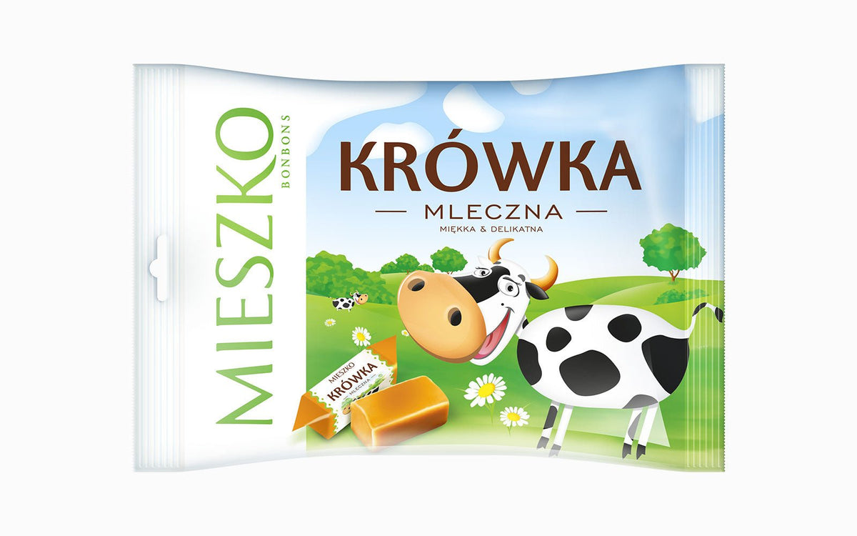 Mieszko Krówka mleczna 1 kg, klassische polnische Milch-Karamellbonbons