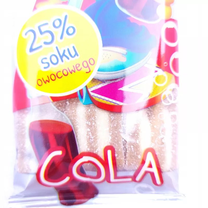 Mieszko Zozole Cola-Gummibänder 75 g – Polnische Fruchtgummi-Streifen - Polskashop24