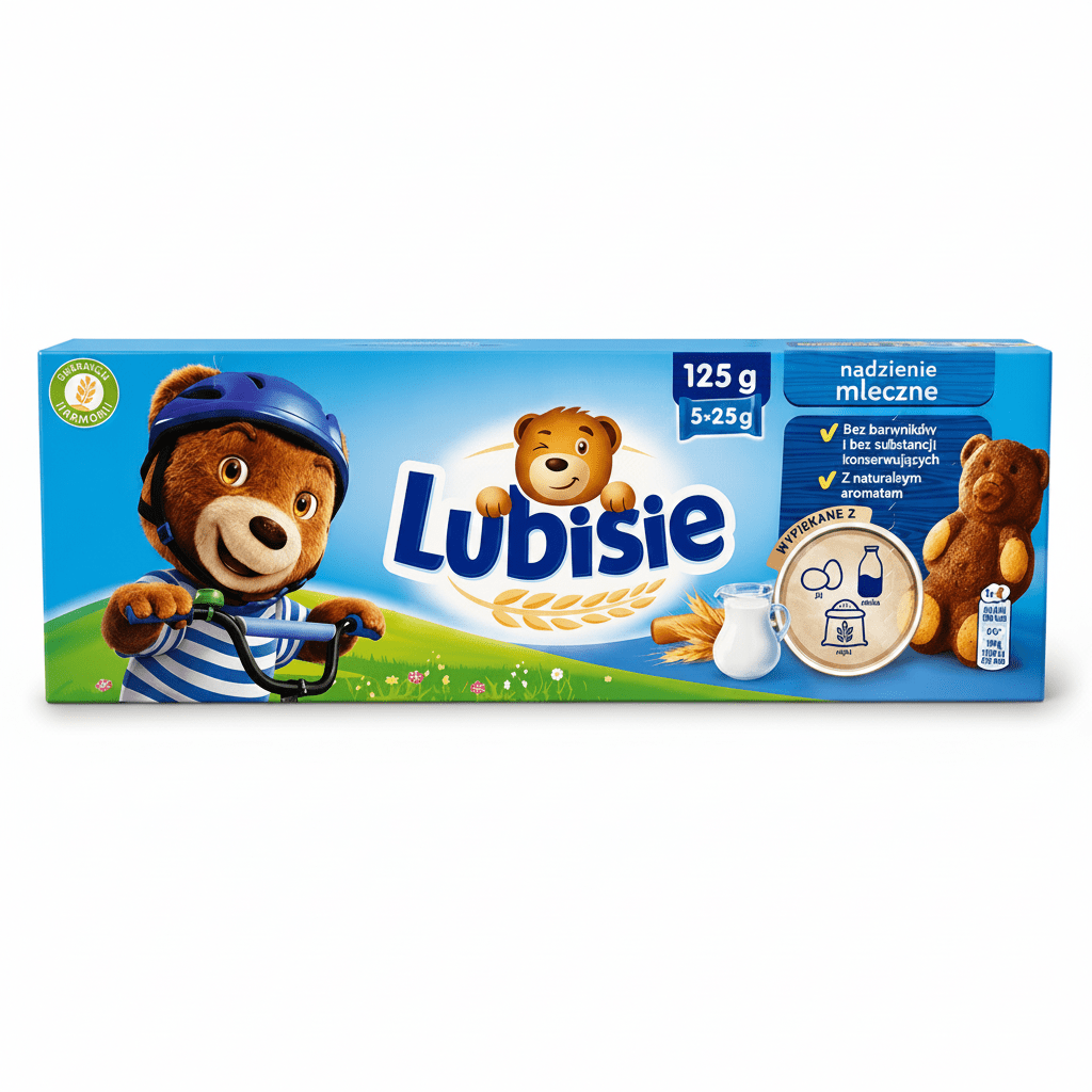 Milchcreme - Kekse Lubisie 125g (5x25g) - Lubisie - Polskashop24