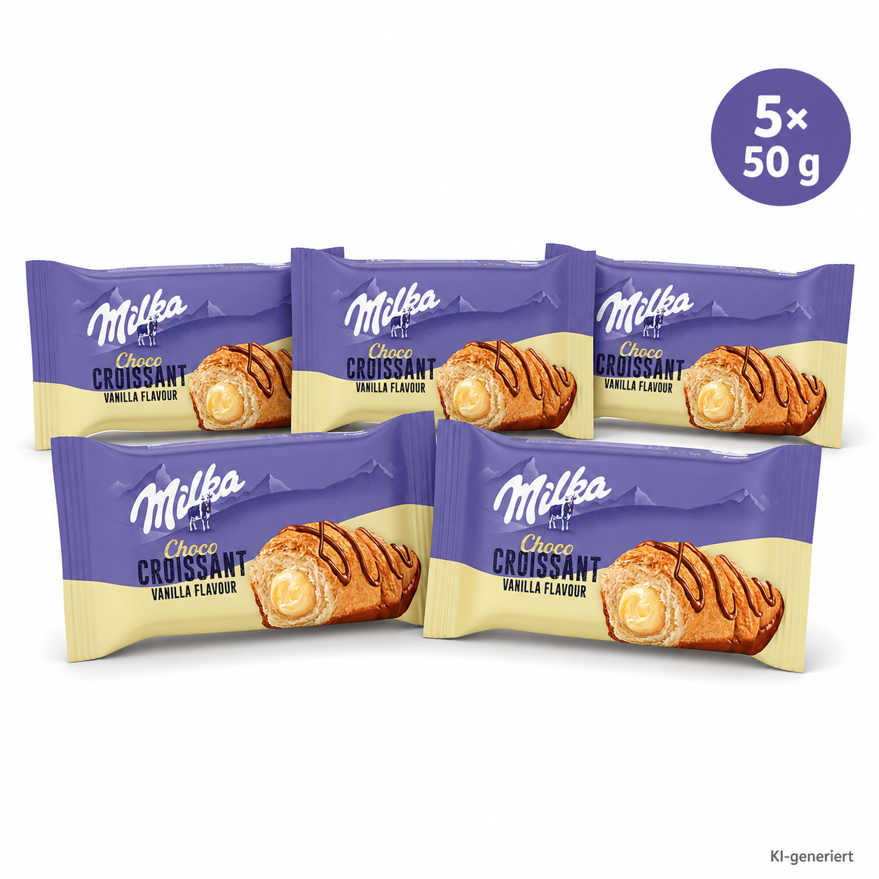 Milka Croissant Choco Vanilla 50g x 5
