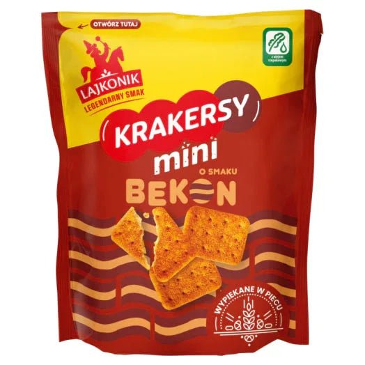 Mini Cracker Bacon - Krakersy Bekon 100g - Lorenz - Polskashop24