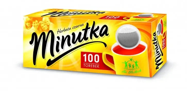 Minutka Schwarztee Herbata Czarna 100 Beutel 140g - Mokate - Polskashop24