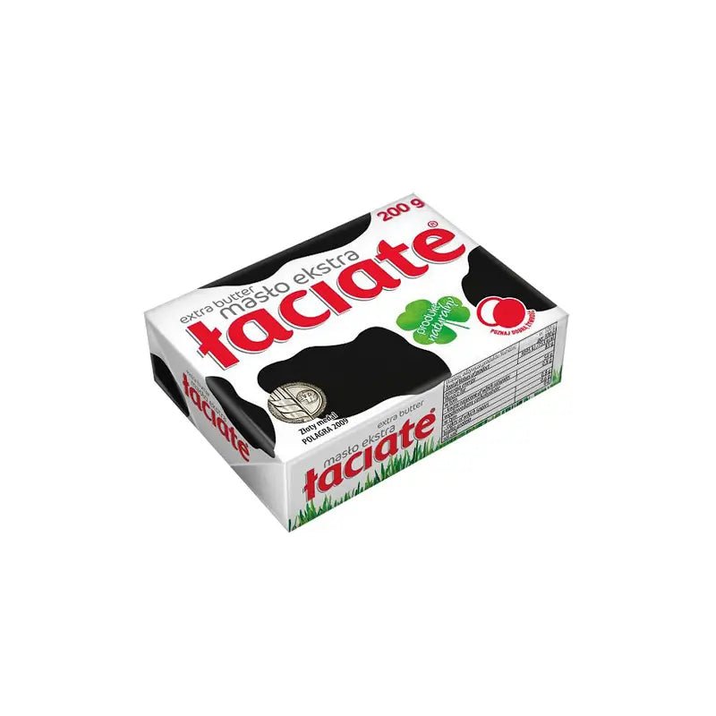 Mlekopol ''Maslo Laciate'' 83% Butter 200g - Polskashop24.de - Online Supermarkt mit Lebensmittel aus Polen