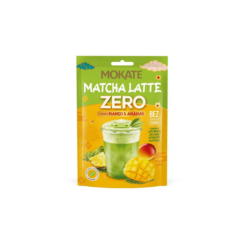 Mokate Matcha Latte Zero Mango-Ananas 20 g – Polnisches Instant-Getränk (zuckerfrei) - Polskashop24