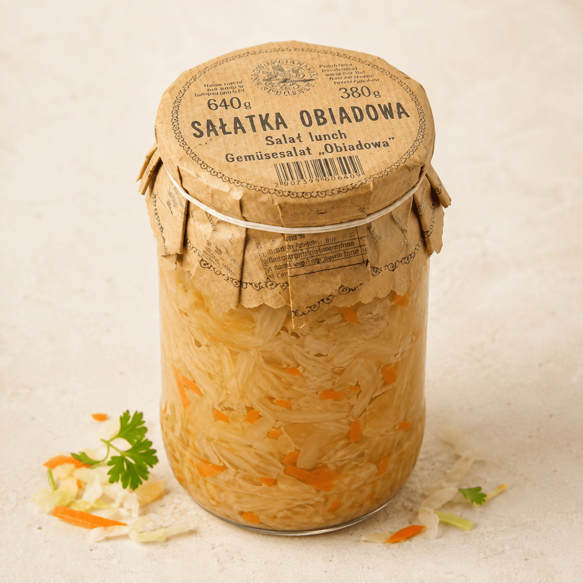 Nadwarciańskie Mittags-Gemüsesalat 640 g - Sałatka obiadowa - Polskashop24