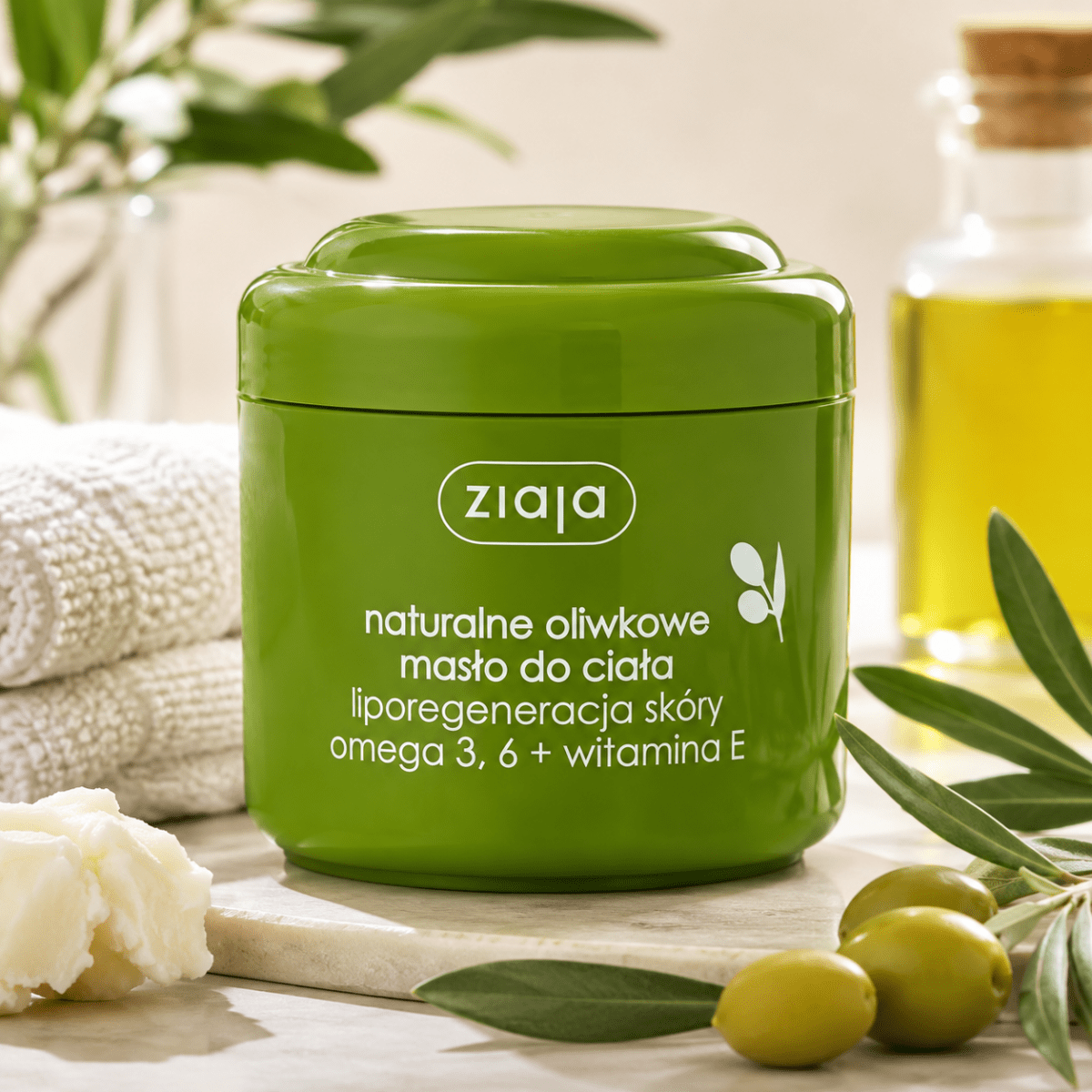Olivenbutter Körper mit Vitaminen Masło do Ciała 200ml - Ziaja - Polskashop24