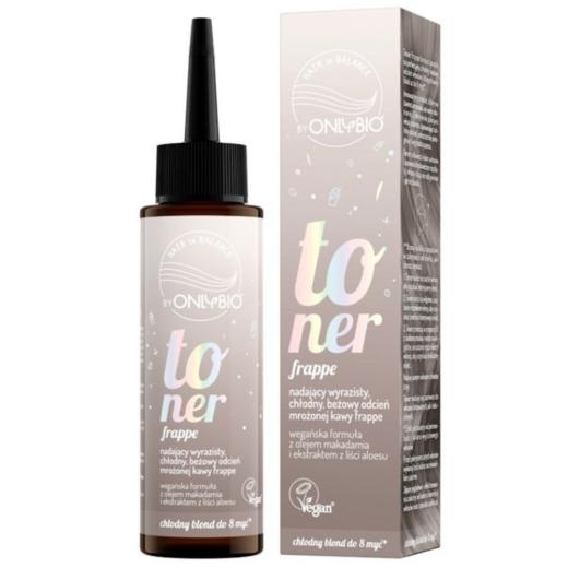OnlyBio Hair in Balance Toner Frappe – Haartönung in kühlem Beigeblond, 100 ml