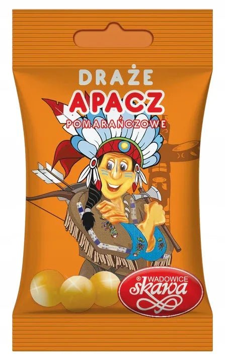 Orangen - Dragees 20er Pack - Draże Apacz pomarańczowe 20x70g - Skawa - Polskashop24