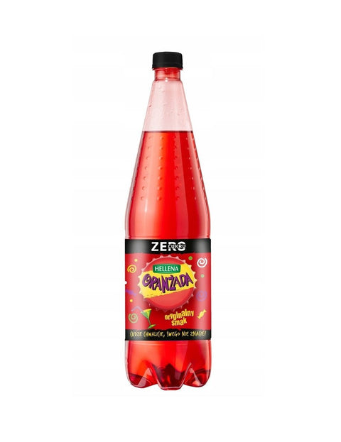 Oranżada Czerwona Zero Cukru Limonade 1,25l (zzgl. 0,25€ Pfand) - Hellena - Polskashop24
