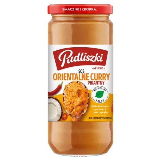 Orientalische Curry - Sauce pikant - Sos orientalne curry 480g - Pudliszki - Polskashop24
