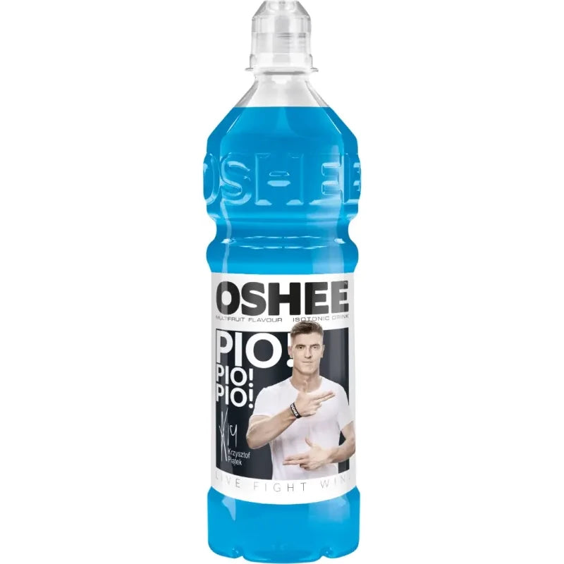 OSHEE Isotonic Drink Multifruit 750ml – isotonisches Mehrfrucht-Sportgetränk mit Pfandflasche