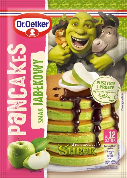 Pancakes mit Apfelgeschmack - Pancakes smak jabłkowy 165g - Dr. Oetker - Polskashop24
